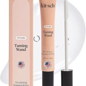 Kitsch Hair Taming Wand – With Biotin, Aloe & Vitamin E - 18mL | Fly Away Stick For Hair – Clear Hair Mascara for Flyaways, Baby Hair, Slick Back – Travel Size Hair Styling Products