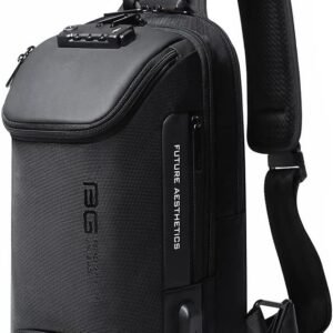 BANGE Men's Sling Backpack - Waterproof Crossbody Bag, Multi-Purpose Shoulder Bag