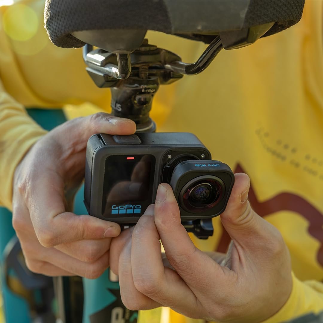 GoPro Ultra Wide Lens Mod (HERO13 Black) - Official GoPro Lens (AAEWAL-021) | Includes protective caps and microfiber cloth for filming, protection and storage - Image 4