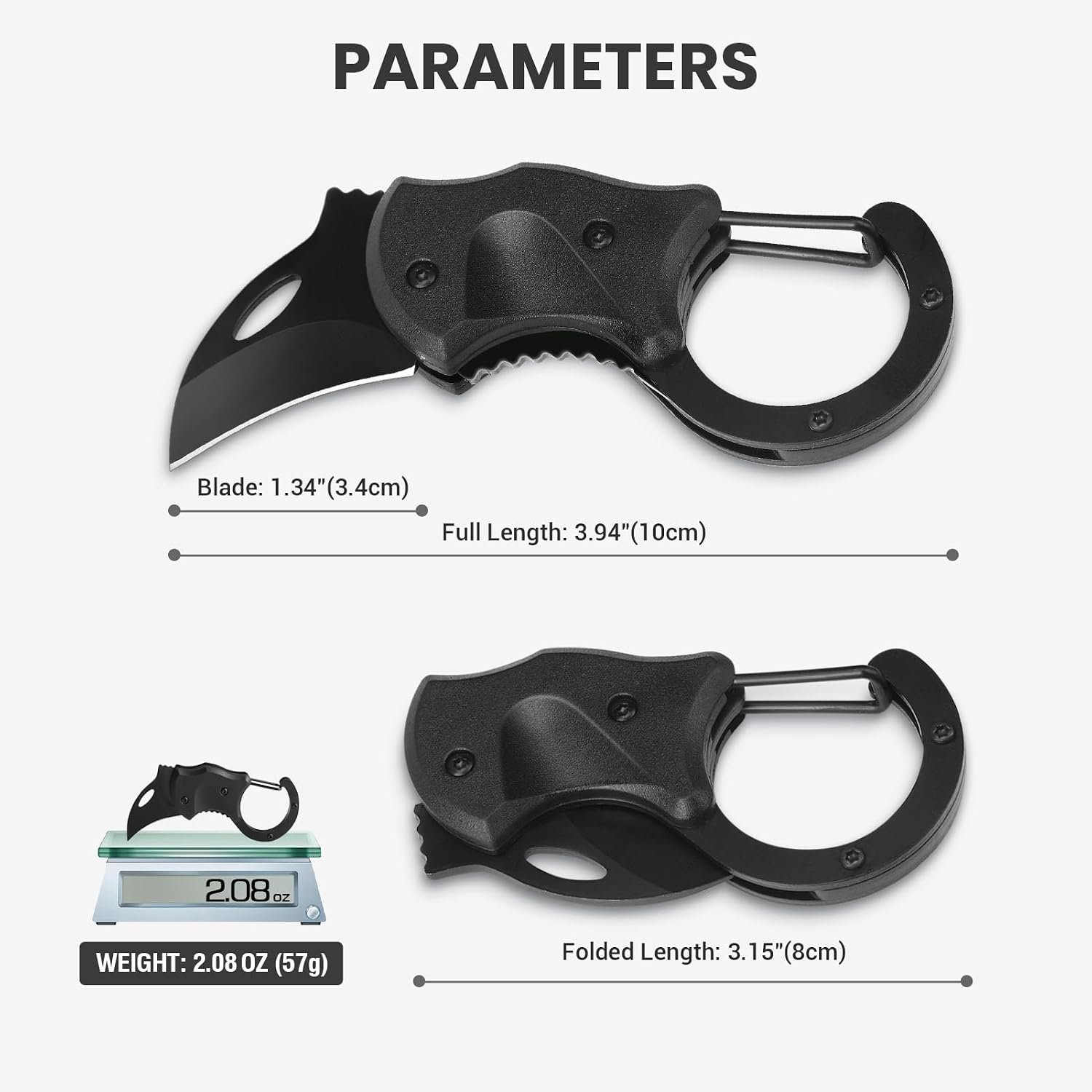 FUNBRO Small Pocket Knife Gift for Men | Keychain Box Cutter with 1.34inch Blade, Mini Folding Knives EDC Gadgets, Stocking Stuffers Gift for Adults Men Him - Image 6