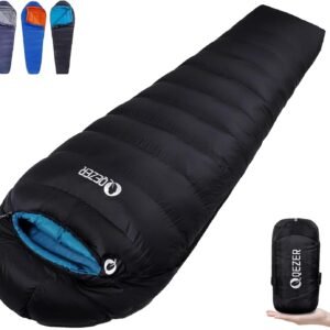 Down Mummy Sleeping Bag for Adults, 600 Fill Power Backpacking | 0°F 10°F 15°F 20°F,Cold and Warm Weather Use, Down, Lightweight Compact Carry, Camping Hiking Backpacking