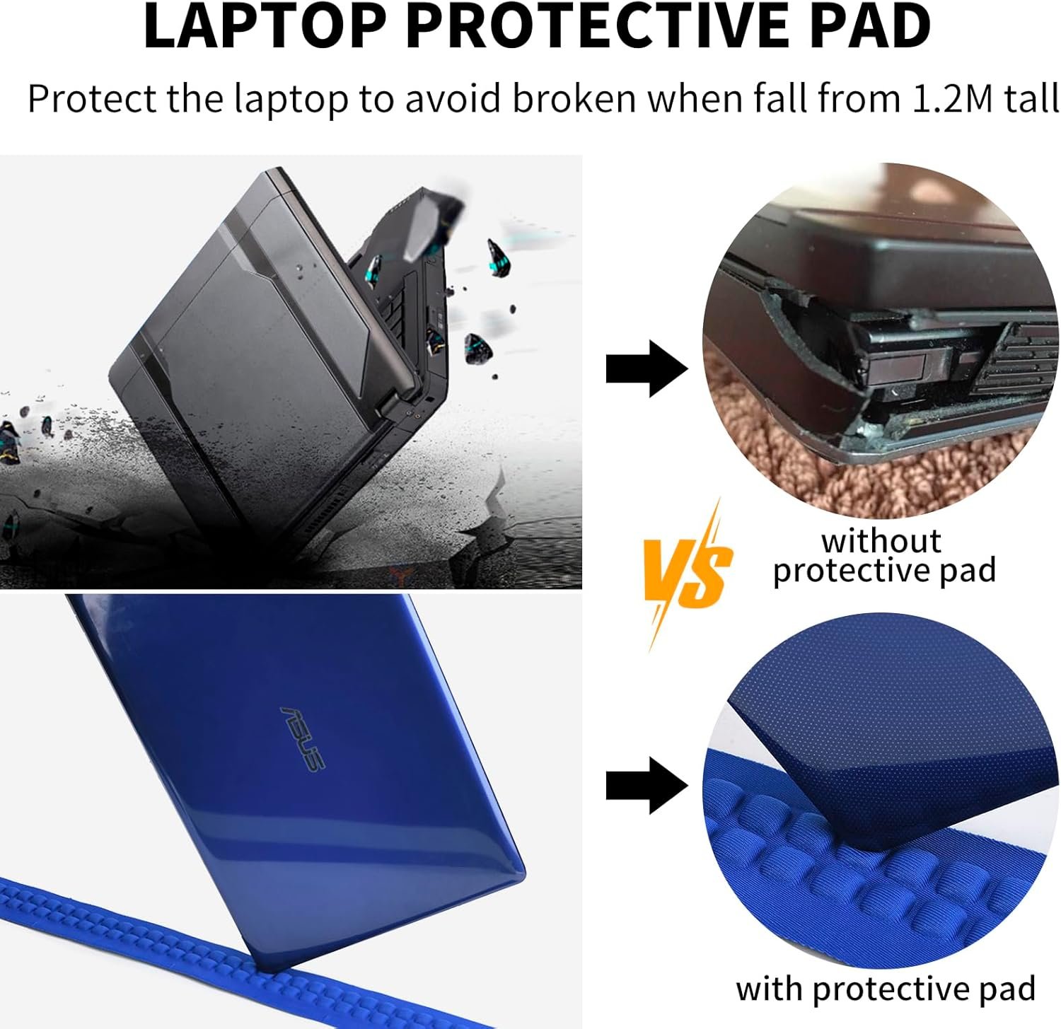 17 Inch Laptop Backpack for Travel Water Resistant College Backpack for Men/Women Laptop Bag with USB Charging Port,Black - Image 4