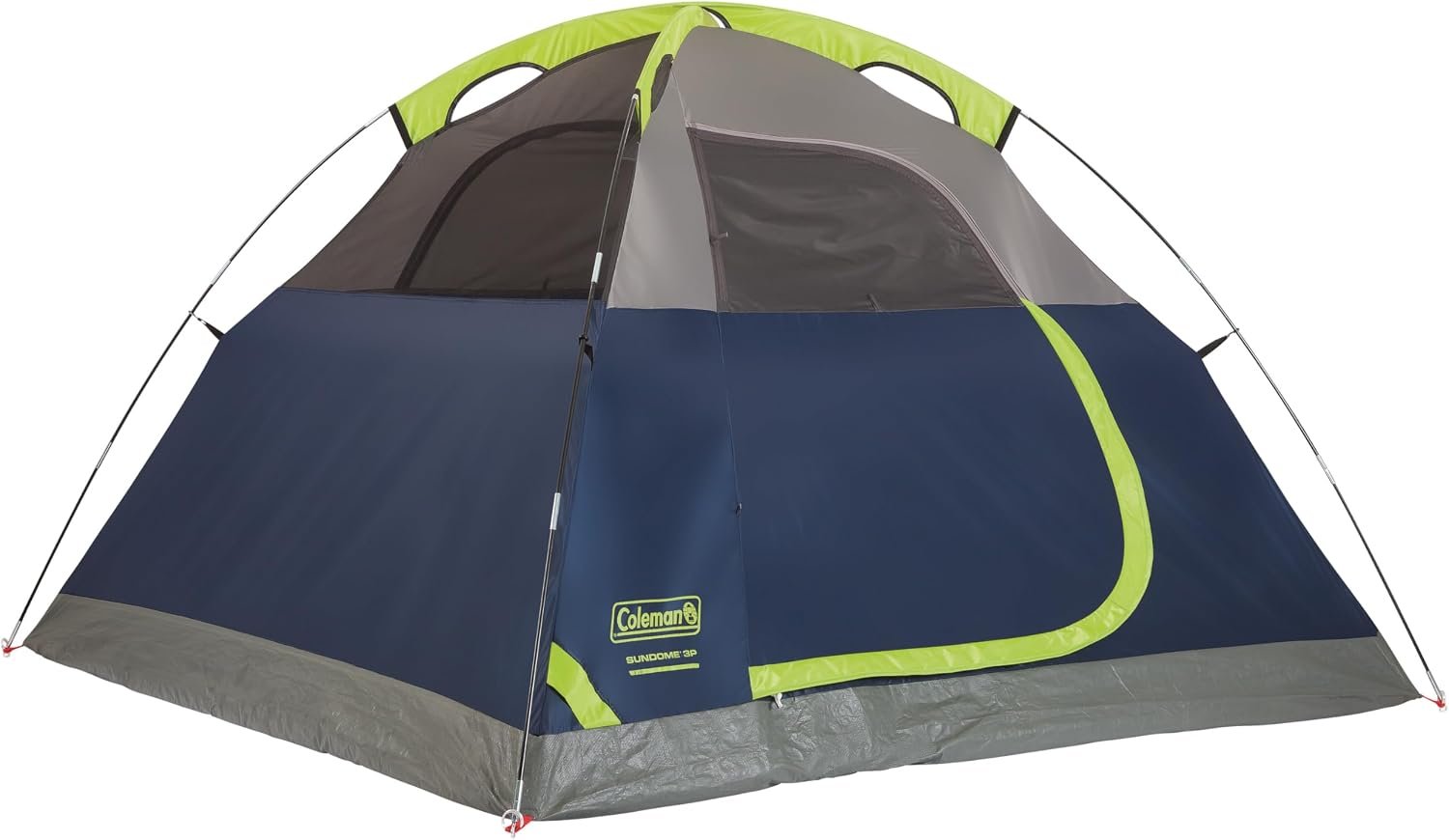 Coleman Sundome Camping Tent with Rainfly, 2/3/4/6 Person Tent Sets Up in 10 Mins, Weatherproof Shelter for Camping, Festivals, Backyard, Sleepovers, & More - Image 2