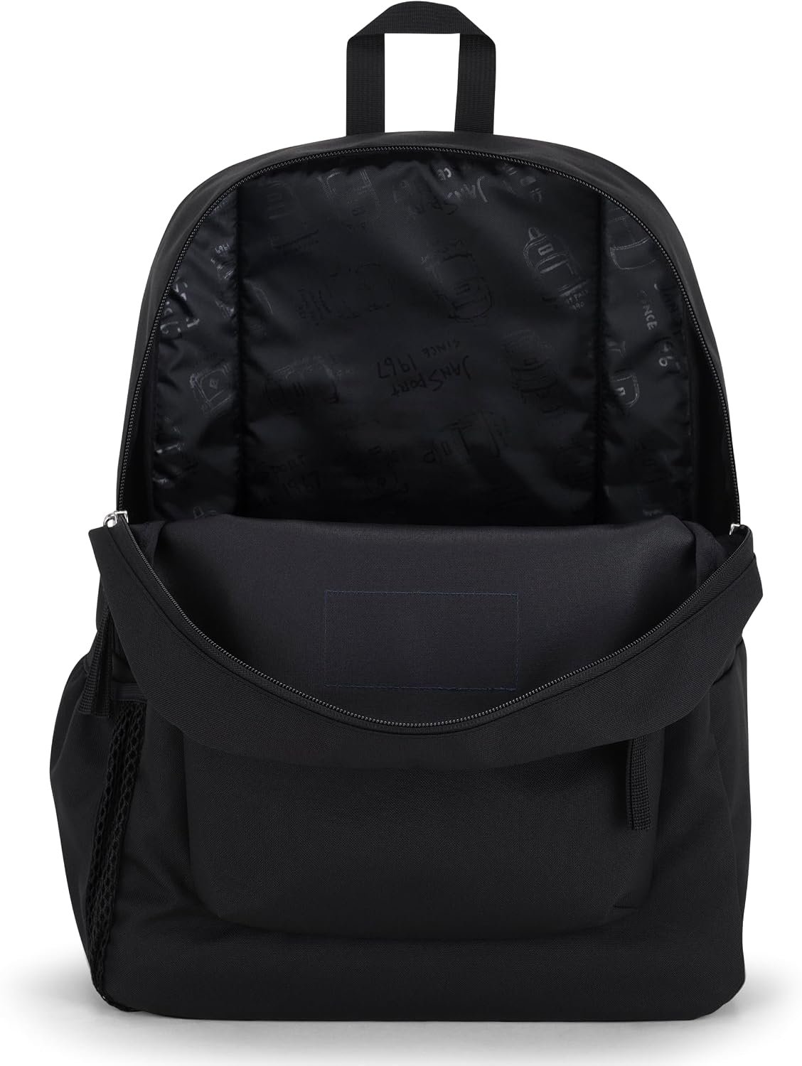 JanSport 26L Cross Town Backpack – 12 inch Classic Daypack, Black - Image 6