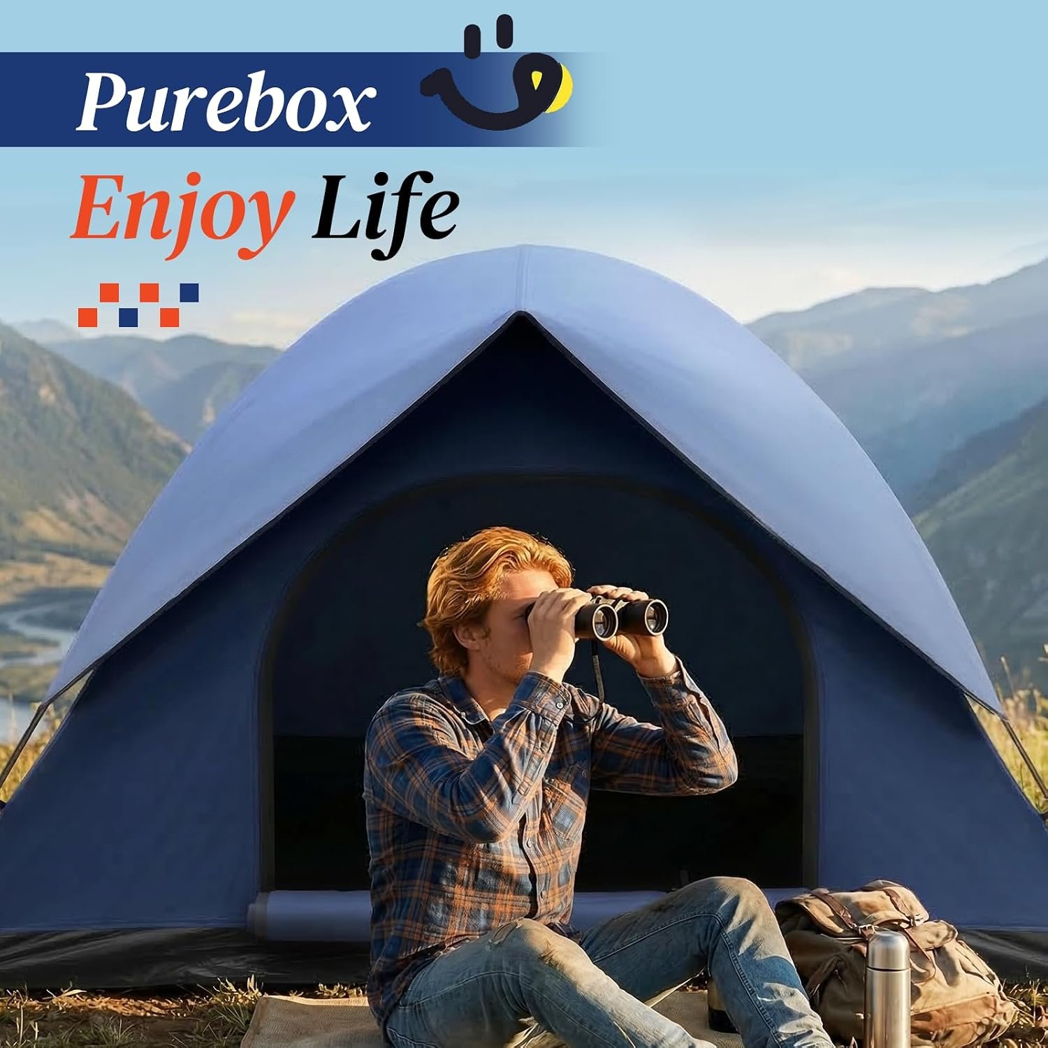 Tents for Camping 2-3 Person Tent – Camping Tent with Rainfly Waterproof 2500MM, Easy Setup in 5 Mins, Ourtdoor Dome Tents Lightweight Backpacking Tent for Couples, Small Families, Festivals, Backyard - Image 9