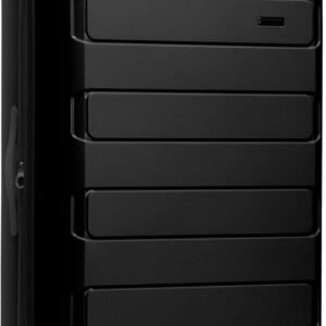 Traveler's Choice Pagosa Hardshell Expandable Luggage with Spinner Wheels, Black, 30-Inch Large