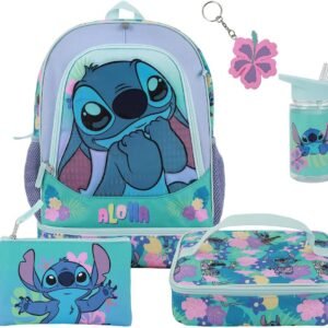 BIOWORLD Womens Kid Lilo & Stitch Backpack Set (Little Kid/Big Kid) Purple Onesize