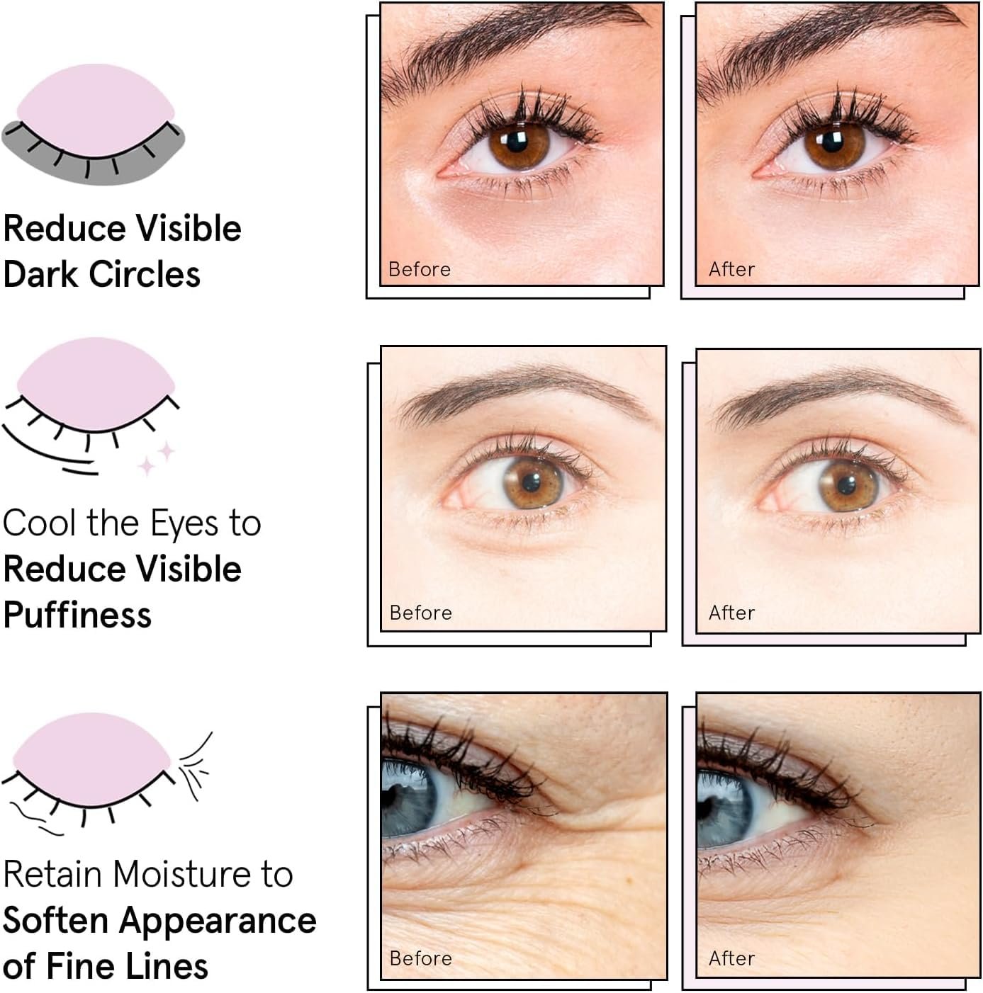grace & stella Under Eye Patches Eye Masks for Puffy Eyes and Dark Circles | Gifts for Women, Bridesmaids, Birthdays, Bachelorette Party, Self Care Gifts for Women - Vegan Cruelty-Free (12 Pairs) - Image 7