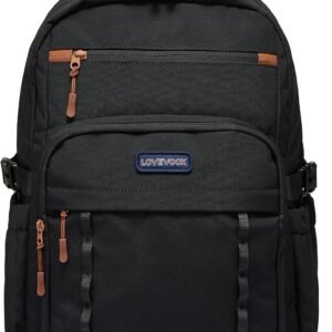 LOVEVOOK Laptop Backpack for Women Men with Large Cup Holder,15.6 Inch Work Travel Backpack Computer Laptop Bag,Waterproof Teacher Nurse College Business Office Carry on Backpack Purse,Back Pack Gifts