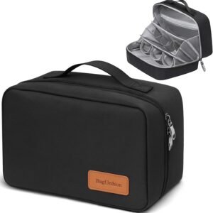 Toiletry Bag for Men,Mens Travel Toiletry Bag Organizer | Men's Travel Essential,Water Resistant Shaving Travel Bag for Toiletries Accessories,Mens Toiletries Travel Bag Hanging-Black