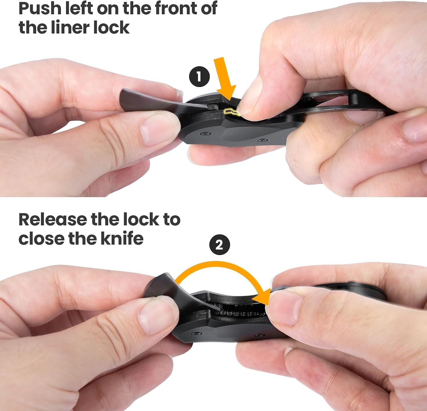 FUNBRO Small Pocket Knife Gift for Men | Keychain Box Cutter with 1.34inch Blade, Mini Folding Knives EDC Gadgets, Stocking Stuffers Gift for Adults Men Him - Image 2