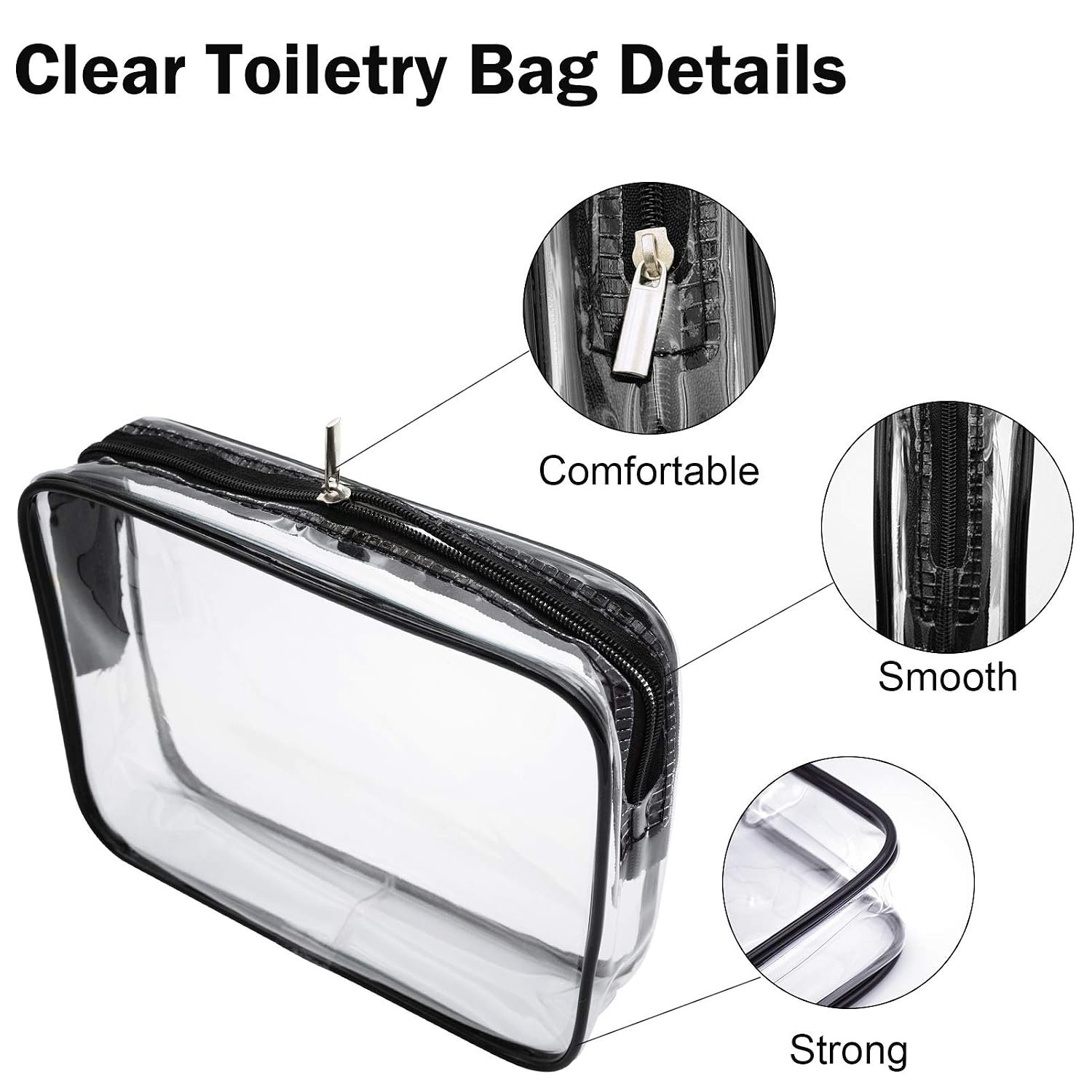Cosywell 13-Piece 2 oz TSA Approved Travel Bottles for Toiletries Kit | Refillable set Includes Pump, Spray and Flip-cap Bottles, Cream Jars, Spatulas, Funnel and Clear Bag for Shampoo and Lotion - Image 4