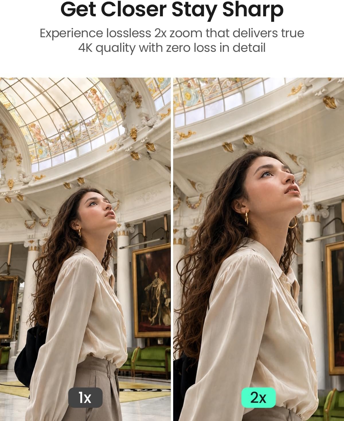 Xtra Muse, Vlogging Camera with 1'' CMOS & 4K/120fps Videos, Pocket Camera with 3-Axis Gimbal Stabilizer, Fast Focusing, Face/Object Tracking, Digital Video Camera for Photography, Digital Camera - Image 3