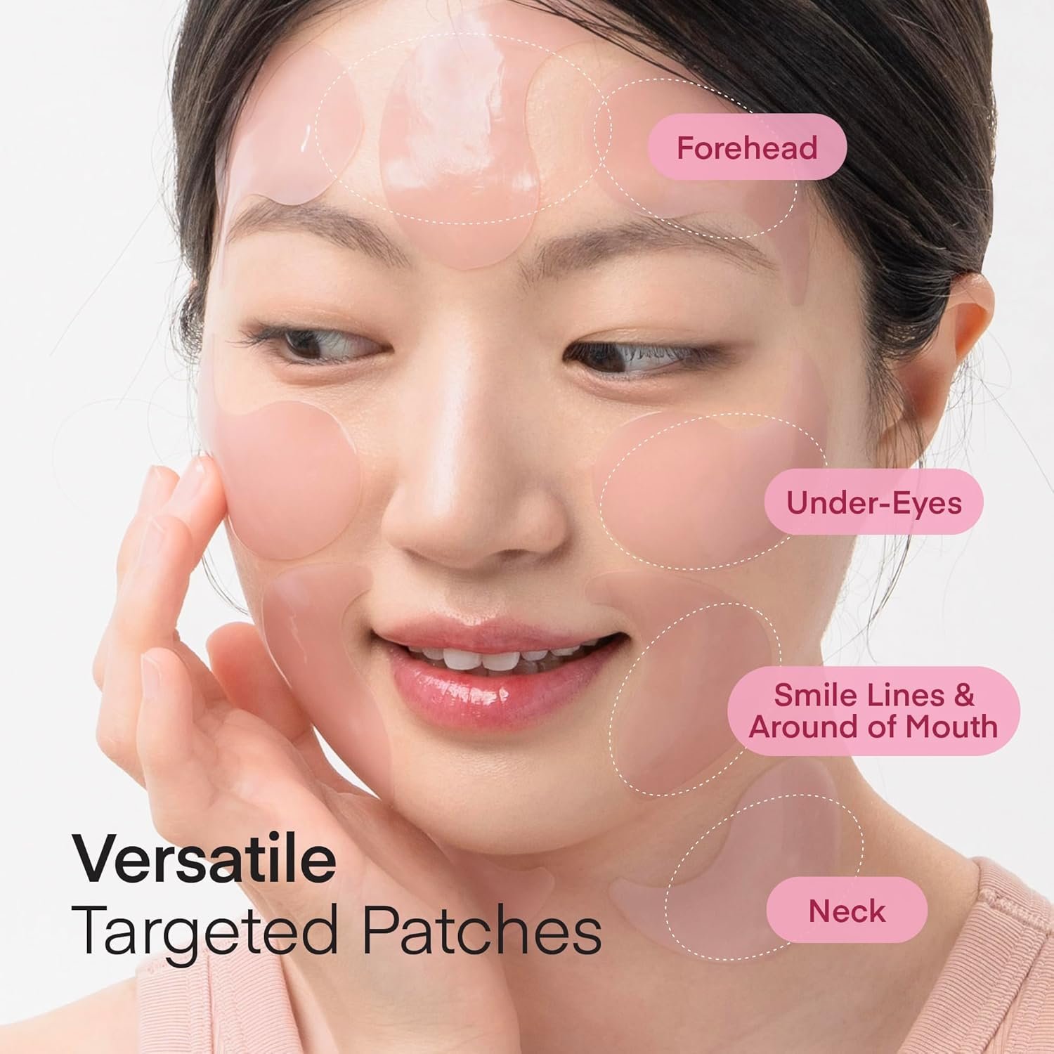 TEREZ & HONOR Peptide Collagen Under Eye Patches - 60 Korean Firming, Glowing & Hydrating Hydrogel Mask for Puffy Eyes, Dark Circles, Wrinkles, Fine Lines, Undereye Bags - Anti-Aging Eye Gel Pads - Image 6