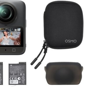 DJI Osmo 360 Essential Combo, 360 Action Camera | 1-Inch 360° Imaging, Native 8K 360° Video, 4K/120fps & 170° Boost Video, 1.2m Invisible Selfie Stick Kit