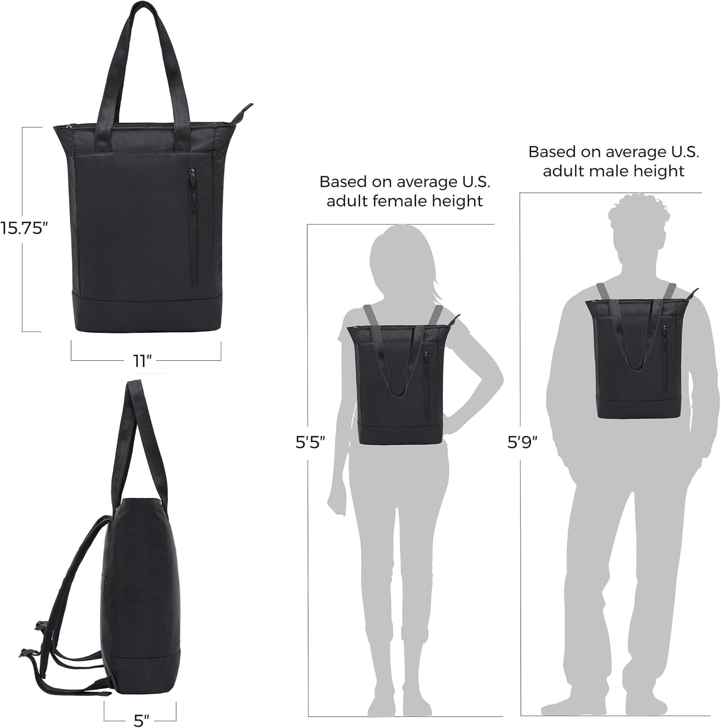 Travelon Anti Theft Urban Convertible Backpack/Tote - Image 4