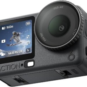 DJI Osmo Action 6 Essential Combo, 8K Waterproof Action Camera | 1/1.1" Square Sensor, Variable Aperture of f/2.0–f/4.0, Rocksteady 3.0, Cold-Resistant, 4hrs Battery, 50GB Storage