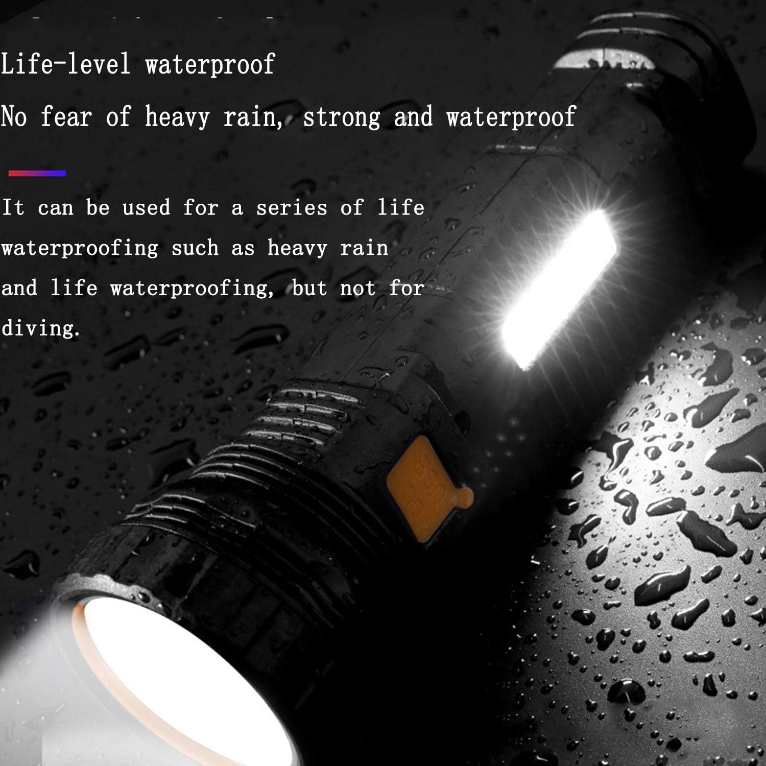 E-SHIDAI Solar Flashlight, Rechargeable flashlights for Camping, Home | Solar Power And Rehargeable ,Emergency Survival Flashlight for Disaster weather and other power outage scenarios - Image 2
