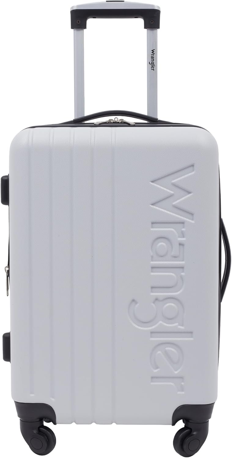 Wrangler Carry-On Luggage Set, Grey - Image 2