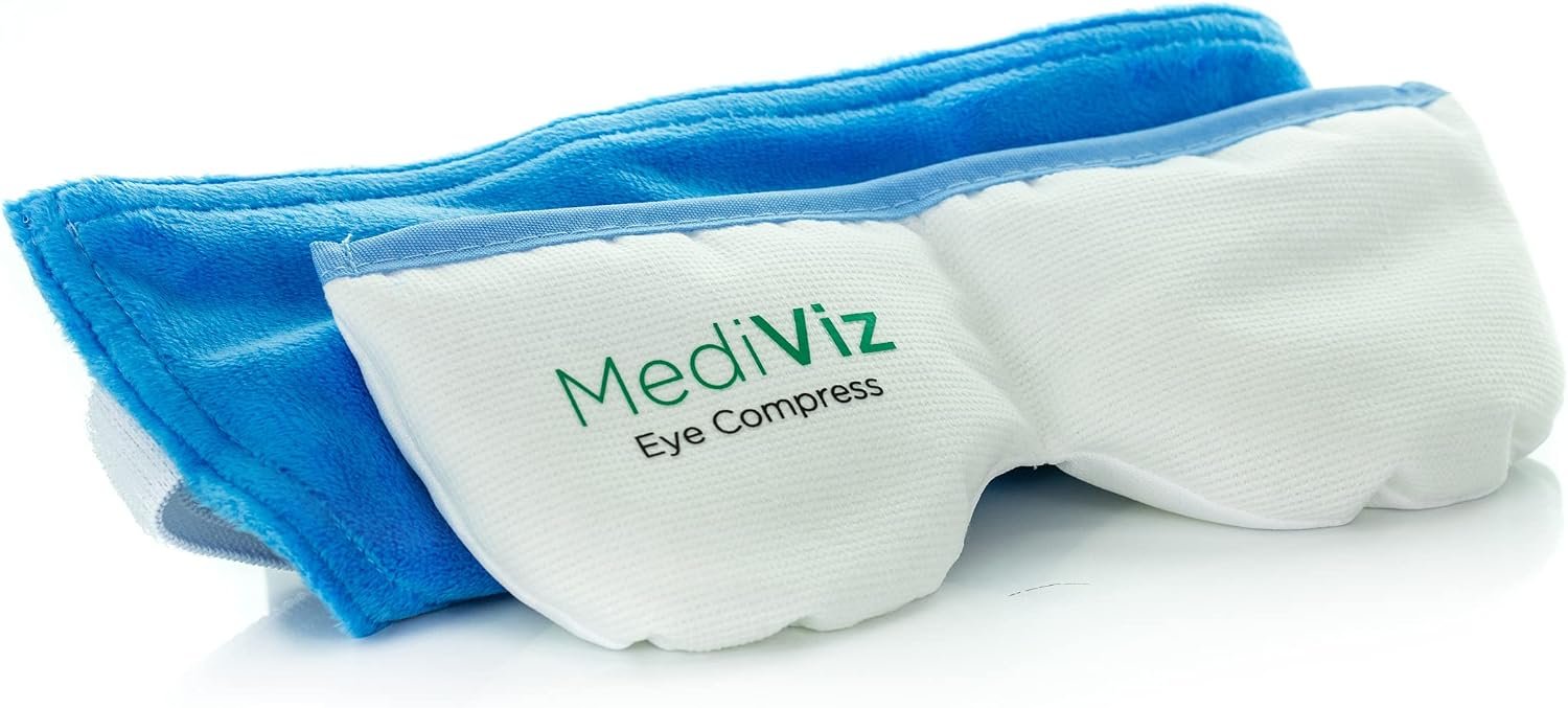 Heated Eye Mask, Hot or Cold Therapy | Moist Heat Compress for Irritation and Occasional Dry Eye, Removable Washable Cover