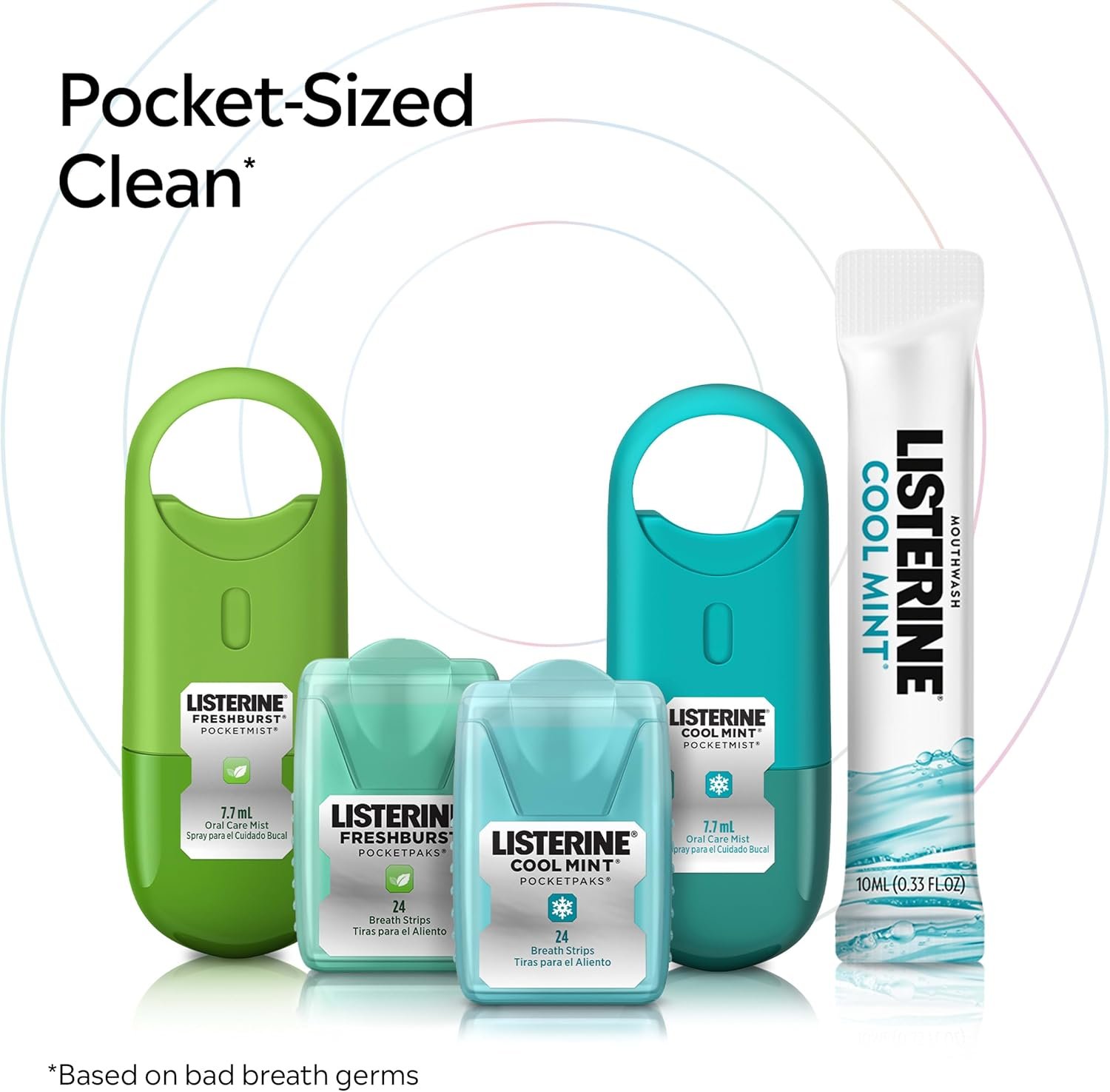Listerine PocketPaks Breath Strips, Cool Mint, 24-Strip Pack, 3 Pack | Breath Freshener, Dissolves Instantly, Kills 99% of Bad Breath Germs, Travel Essentials - Image 7