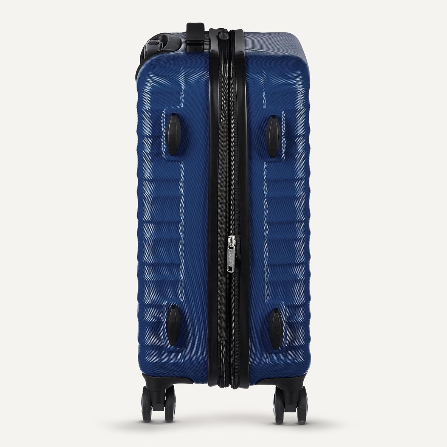 Amazon Basics 30" Hardside Large Checked Luggage with Multi-directional Wheels, Expandable for Up to 15% More Space, Scratch-Resistant Hardshell, Navy Blue - Image 5