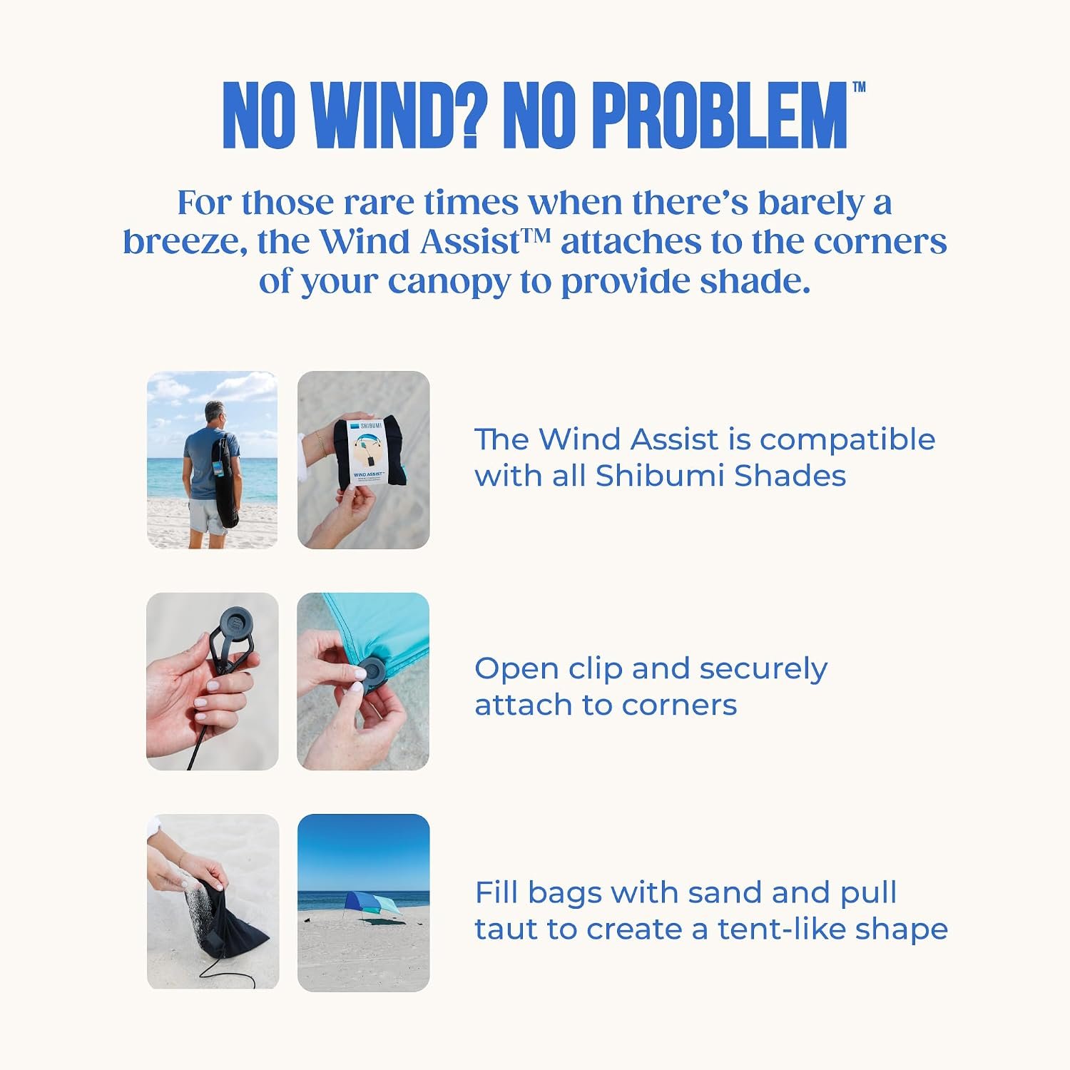 Shibumi Shade Quiet Canopy Version | Beach Tent | Sets Up in 3 Mins | 150 Sq. Ft. of Shade for up to 8 People | Includes Wind Assist | UPF 50+ Sun Protection - Image 4
