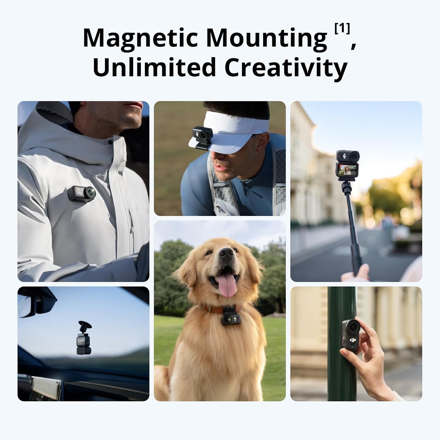DJI Osmo Nano Standard Combo (128GB), 4K Wearable Camera, 1/1.3″ Sensor | 1/1.3″ Sensor | 4K/60fps & 143° Wide FOV | 200-Min Battery | Swift Content Transfer | Magnetic Wearable Design - Image 3