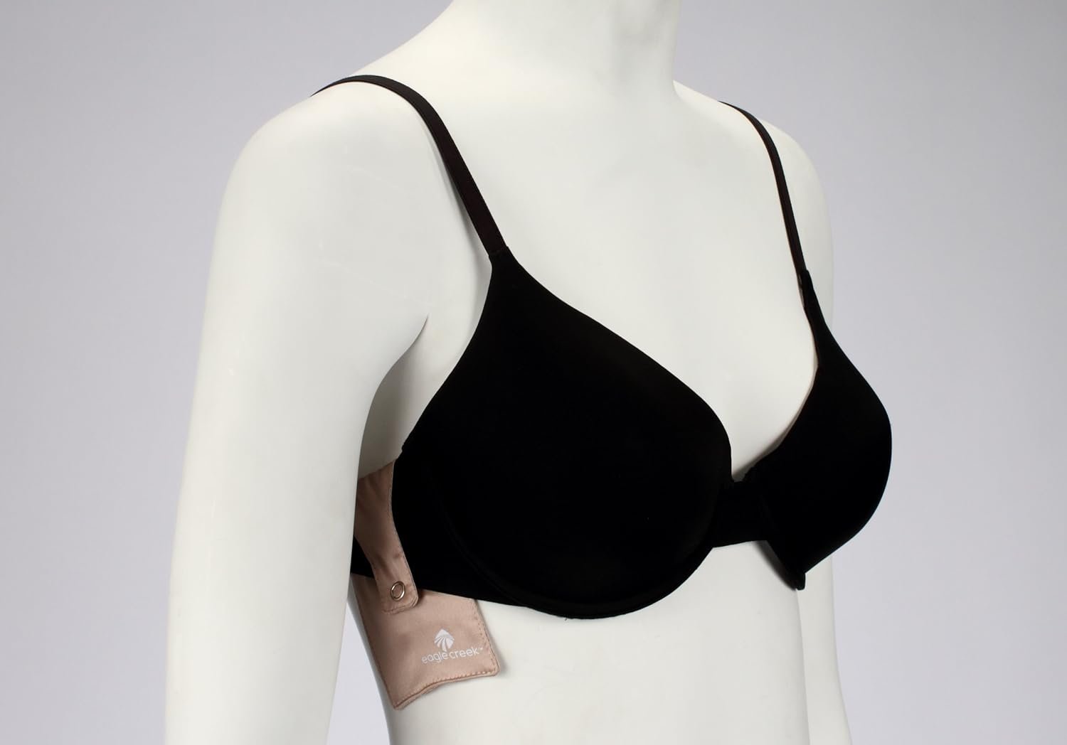 Eagle Creek Silk Undercover Bra Stash,Breathable,Lightweight, Rose - Image 4