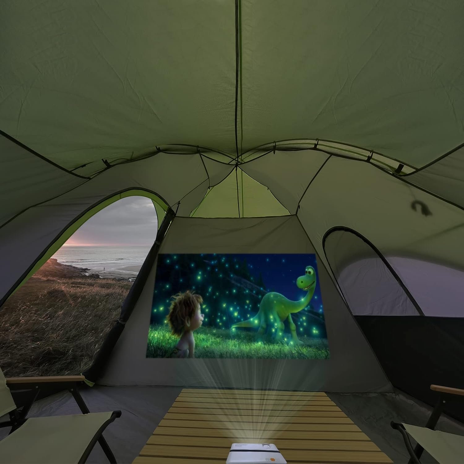 UNP 10 Person Tents for Camping Family Outdoor Camping Tent | 2 Rooms with Rainfly, Waterproof 5 Large Mesh Windows Size 18ft x 9ft x78in - Image 4