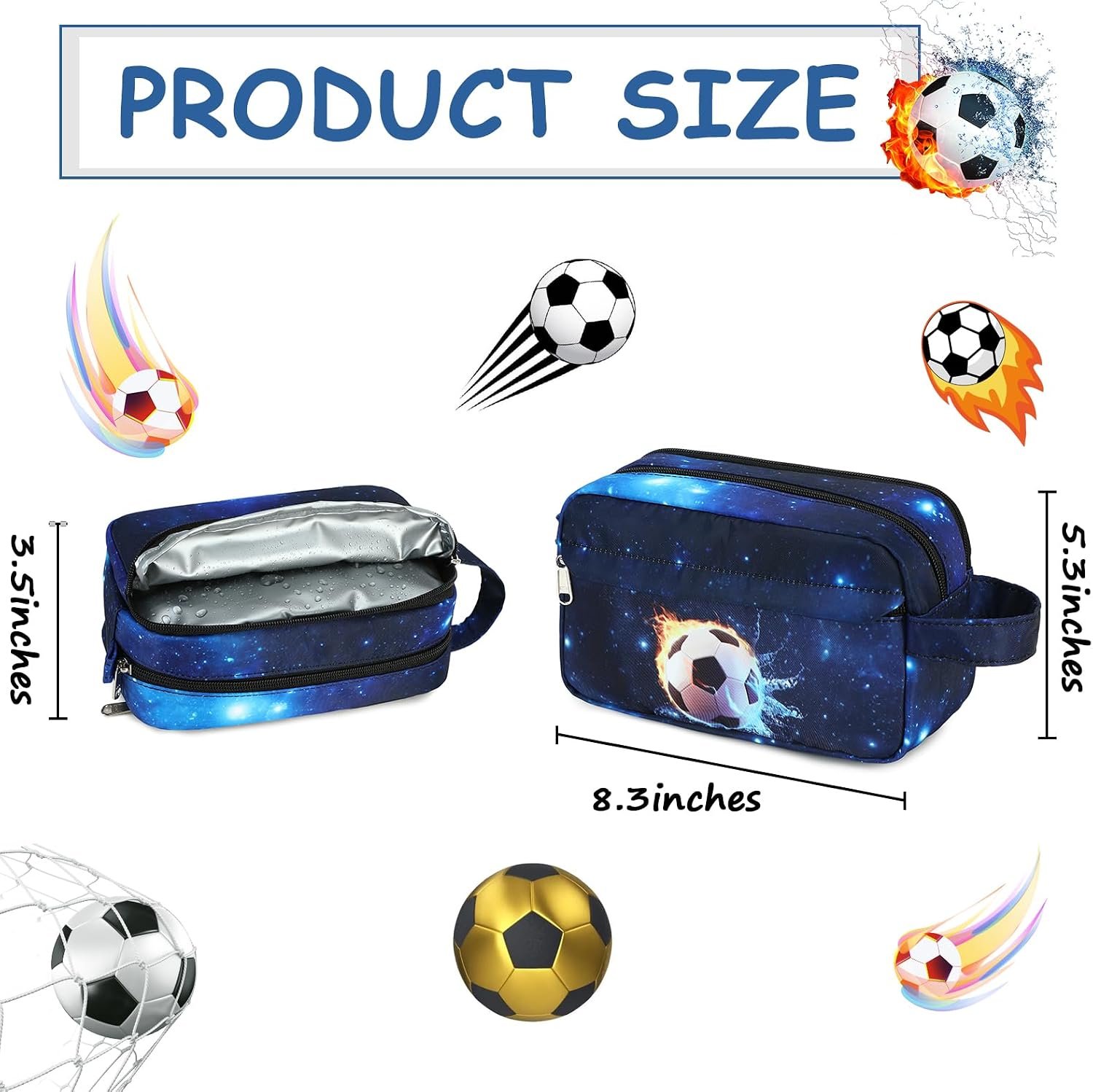 Travel Toiletry Bag for Kids Cute Toiletry Bags for Girls Boys Waterproof for Toiletries Accessories Bathroom Stuff - Image 2