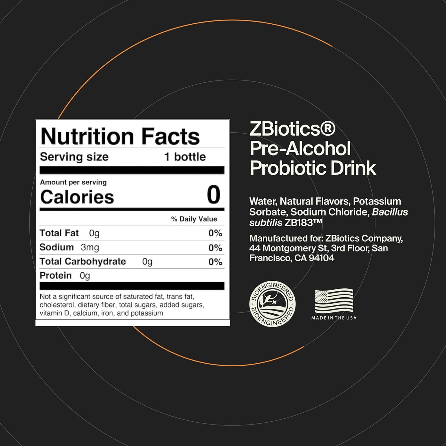 ZBiotics — Feel Better After Drinking, Wake Up Refreshed, Science-Backed, Patented Probiotic, Travel-Friendly, 3-Pack of 0.47 Fl Oz Bottles - Image 9