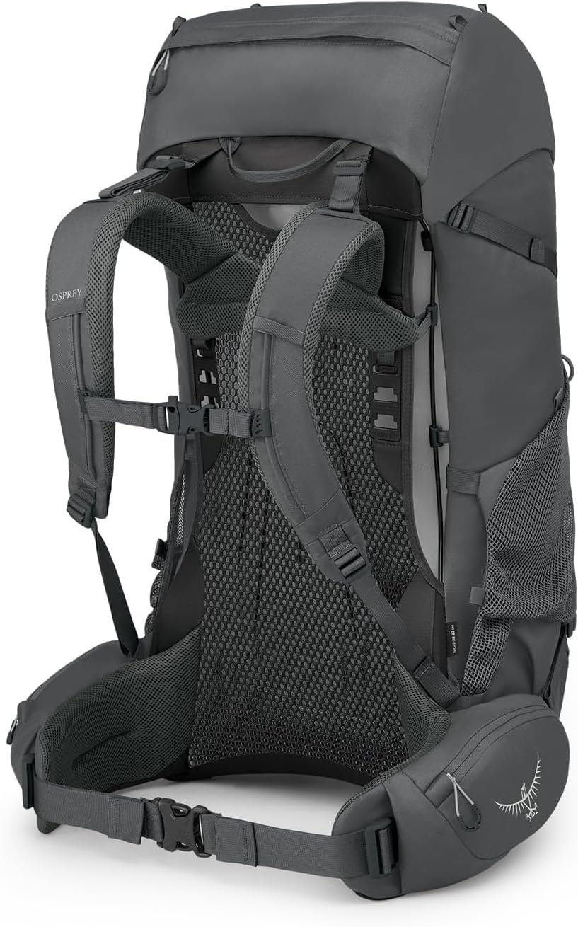 Osprey Rook 65L Men's Backpacking Backpack, Dark Charcoal/Silver Lining - Image 6