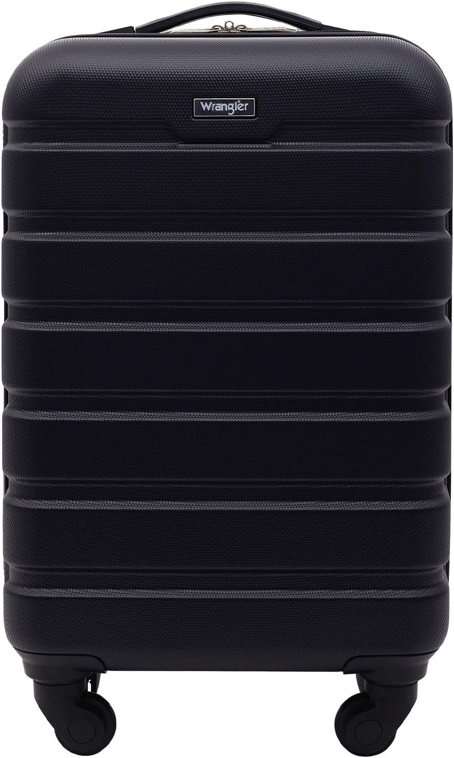 Wrangler 20" Hardside Spinner Carry-On Luggage, Black