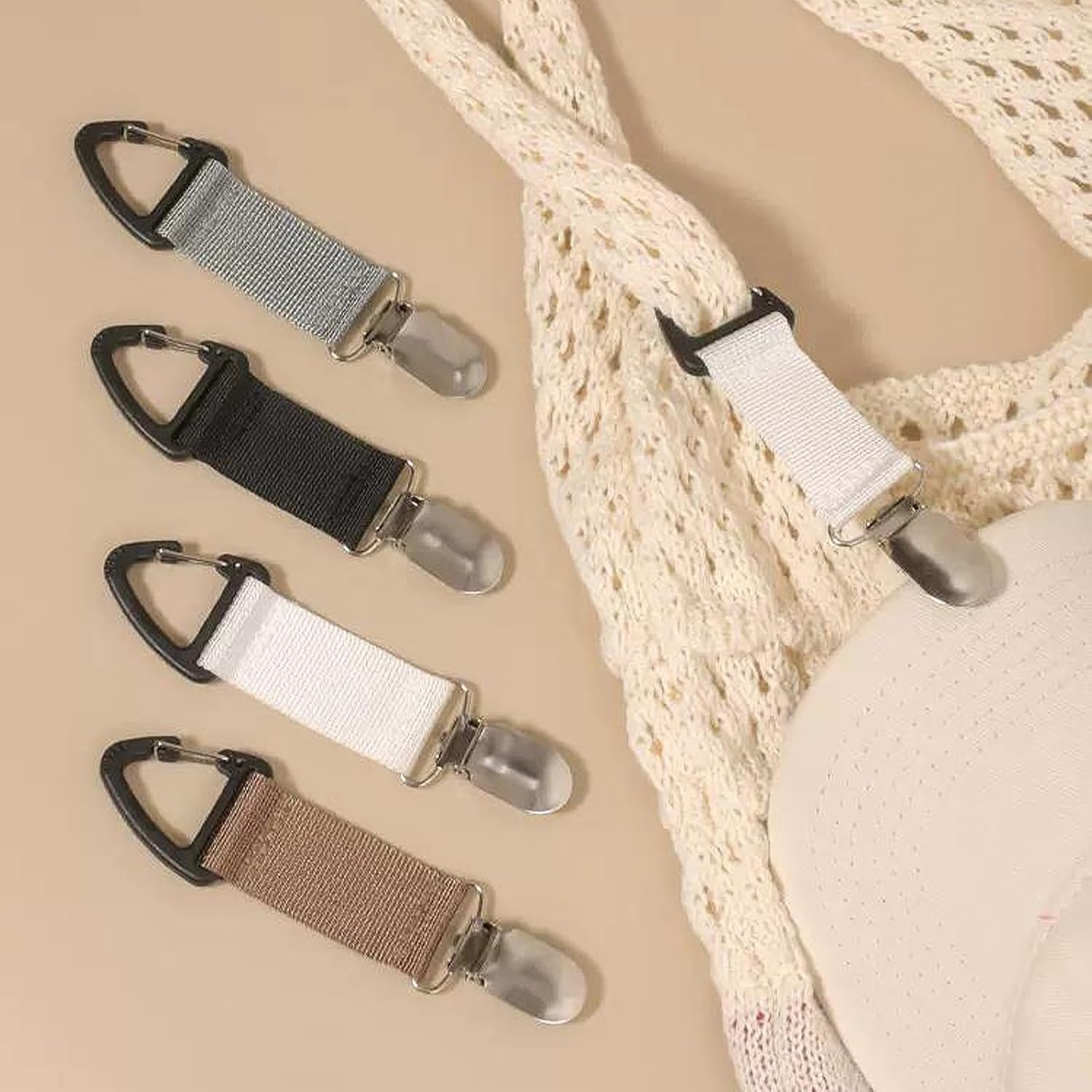 2 Pack Elastic Hat Clip for Travel,Hat Holder,Hands Free Bag Accessory | Outdoor Travel Accessory for Women, Travel Hat Clip for Sunhat, Luggage, Bag, Backpack, Purse - Image 7