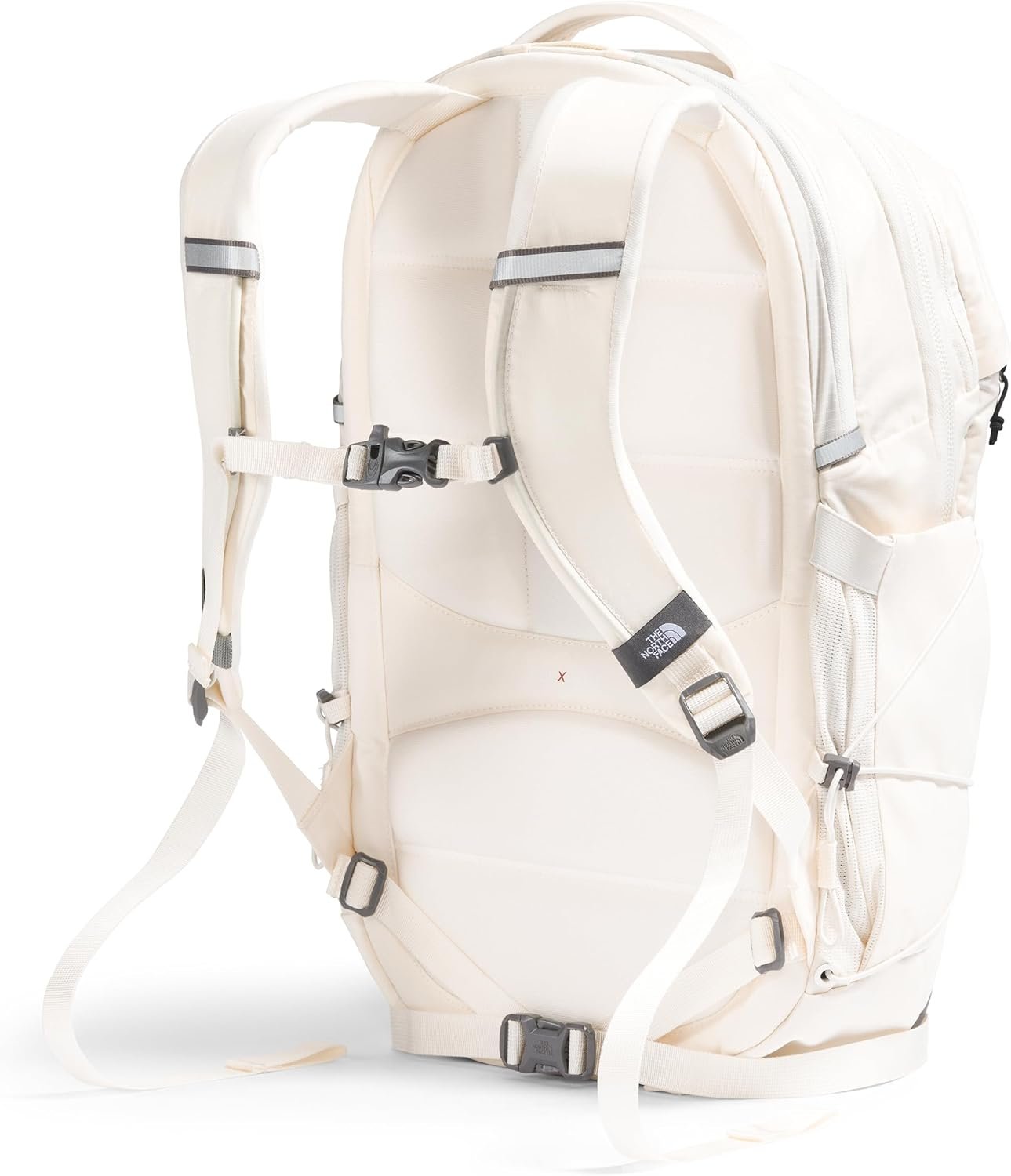 The North Face Women's Borealis Backpack, Gardenia Wht/Blk-NPF, OS | Everyday Travel Bag, Laptop Sleeve, Reflective Details - Image 3