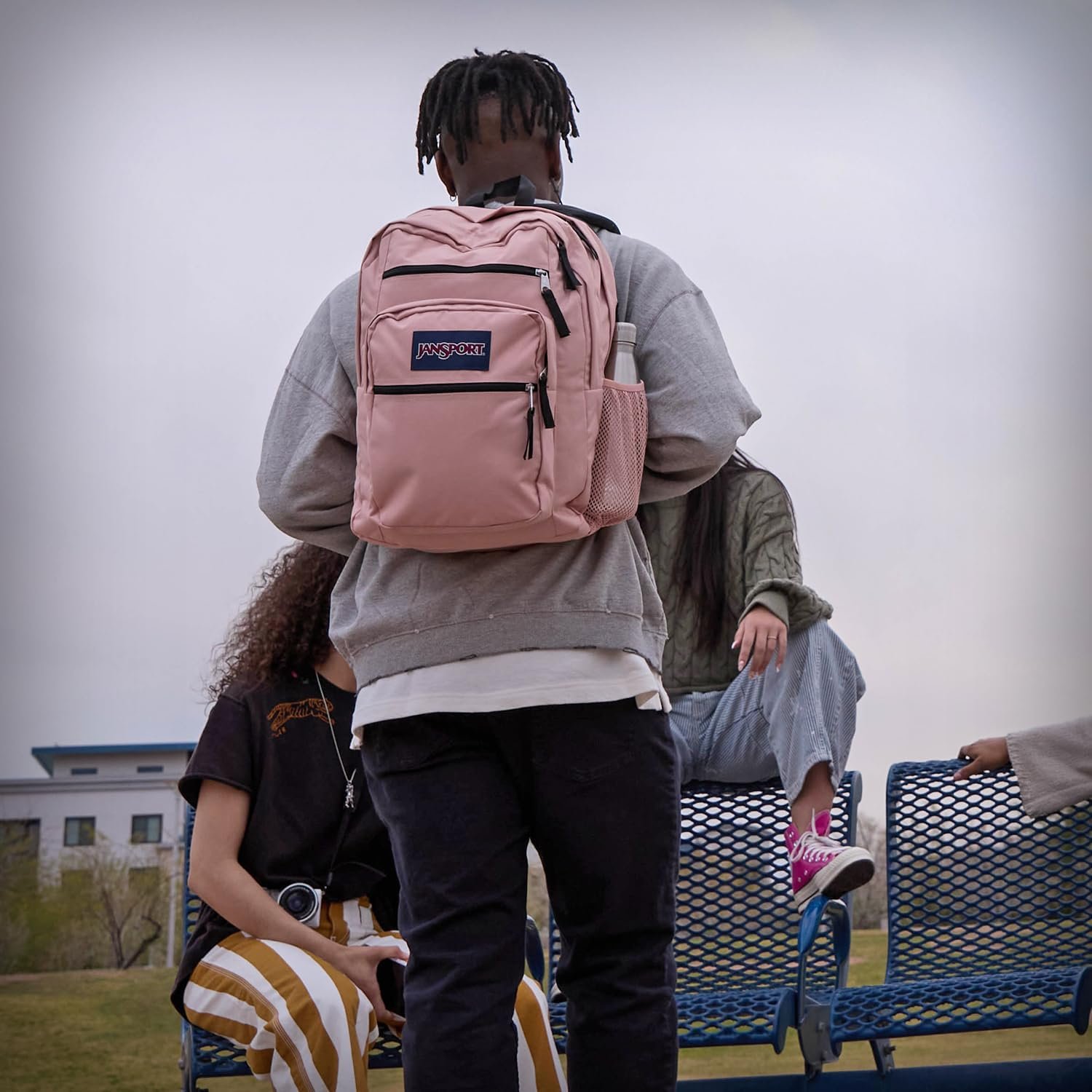 JanSport Laptop Backpack - Computer Bag with 2 Compartments, Ergonomic Shoulder Straps, 15” Laptop Sleeve, Haul Handle - Black - Image 7