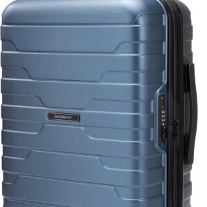 BAGSMART Carry-On Luggage 20" Expandable Spinner 22x14x9,Blue