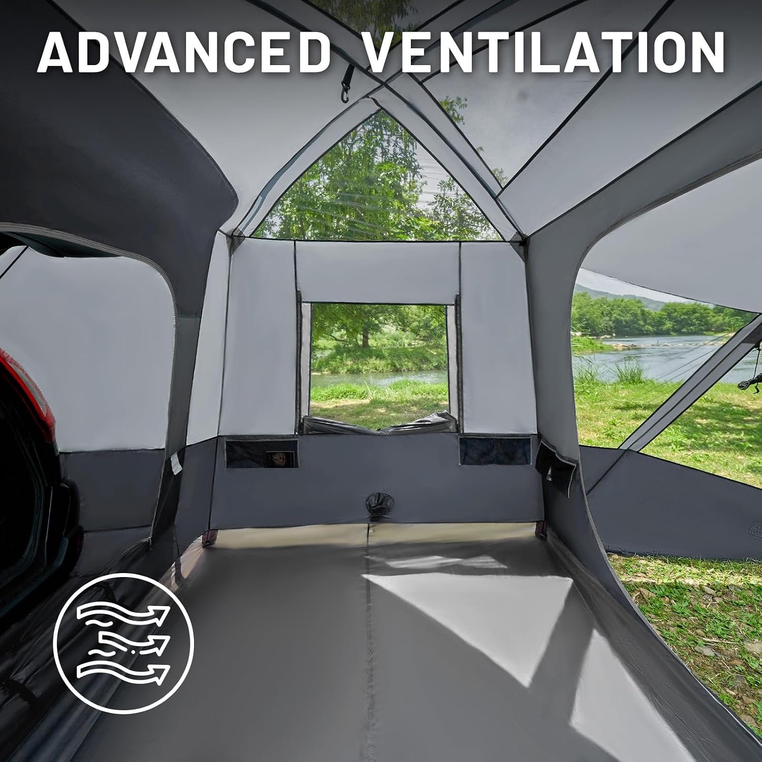 Timber Ridge Truck-Bed-Tents SUV Camping Tent | Weather Resistant and Portable Van or Car Tent, Includes Rainfly and Storage Bag - Image 5