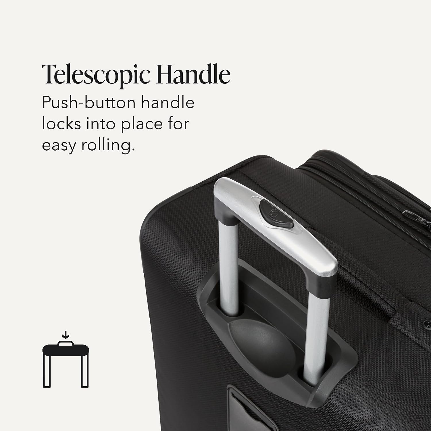 SWISSGEAR Sion Softside Expandable Spinner Luggage Durable Lightweight Travel Suitcase, Black, Checked-Large - Image 7