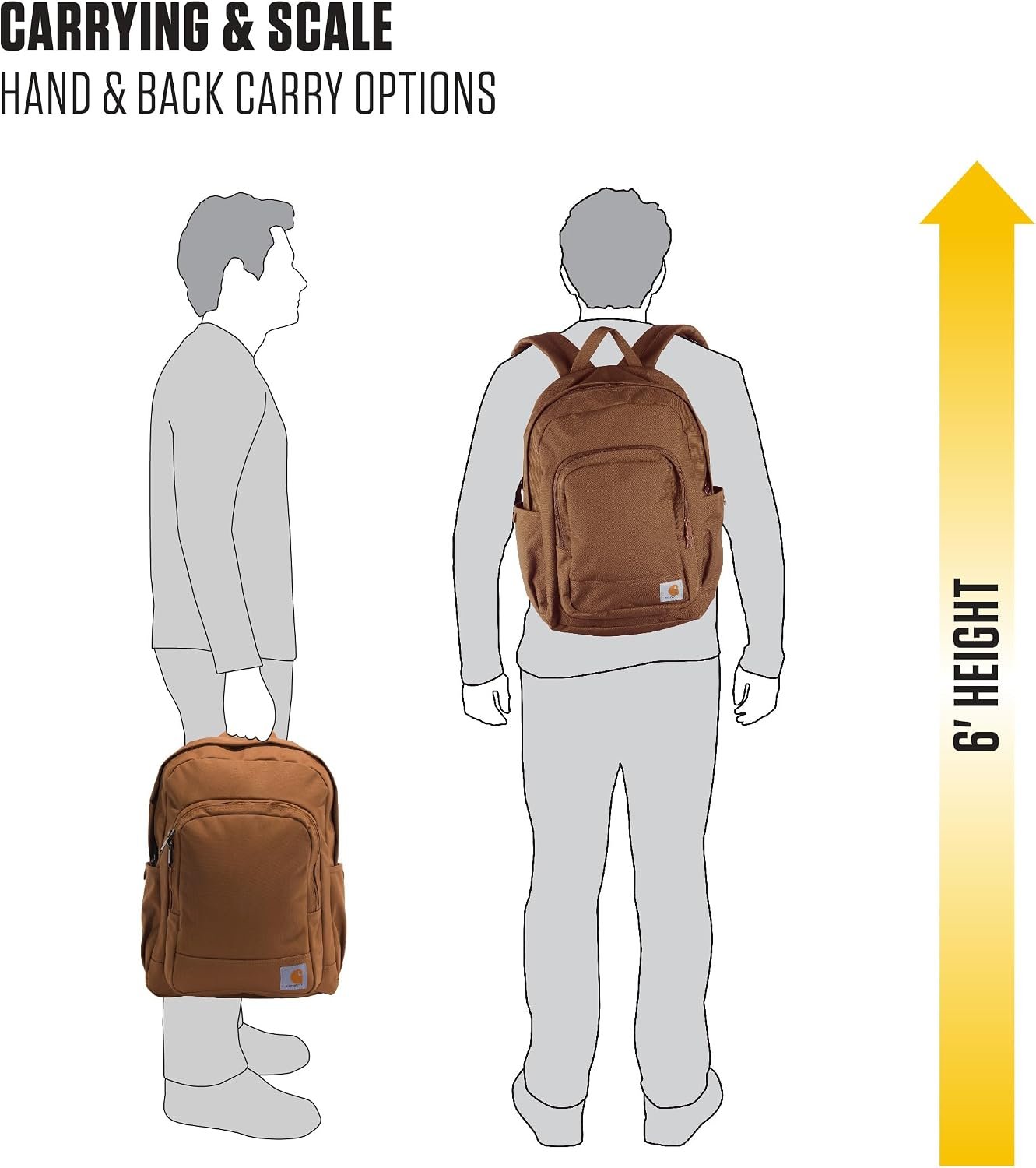 Carhartt Classic 25L Backpack Black - Image 6