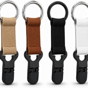 Hat Clip for Travel on Bag, 4 Pack Travel Hat Clip Holder for Backpack | Hands Free Hat Holder for Travel, Vacation Beach Cruise Essentials Accessory, Keep Hat Shaped, for Handbag Luggage