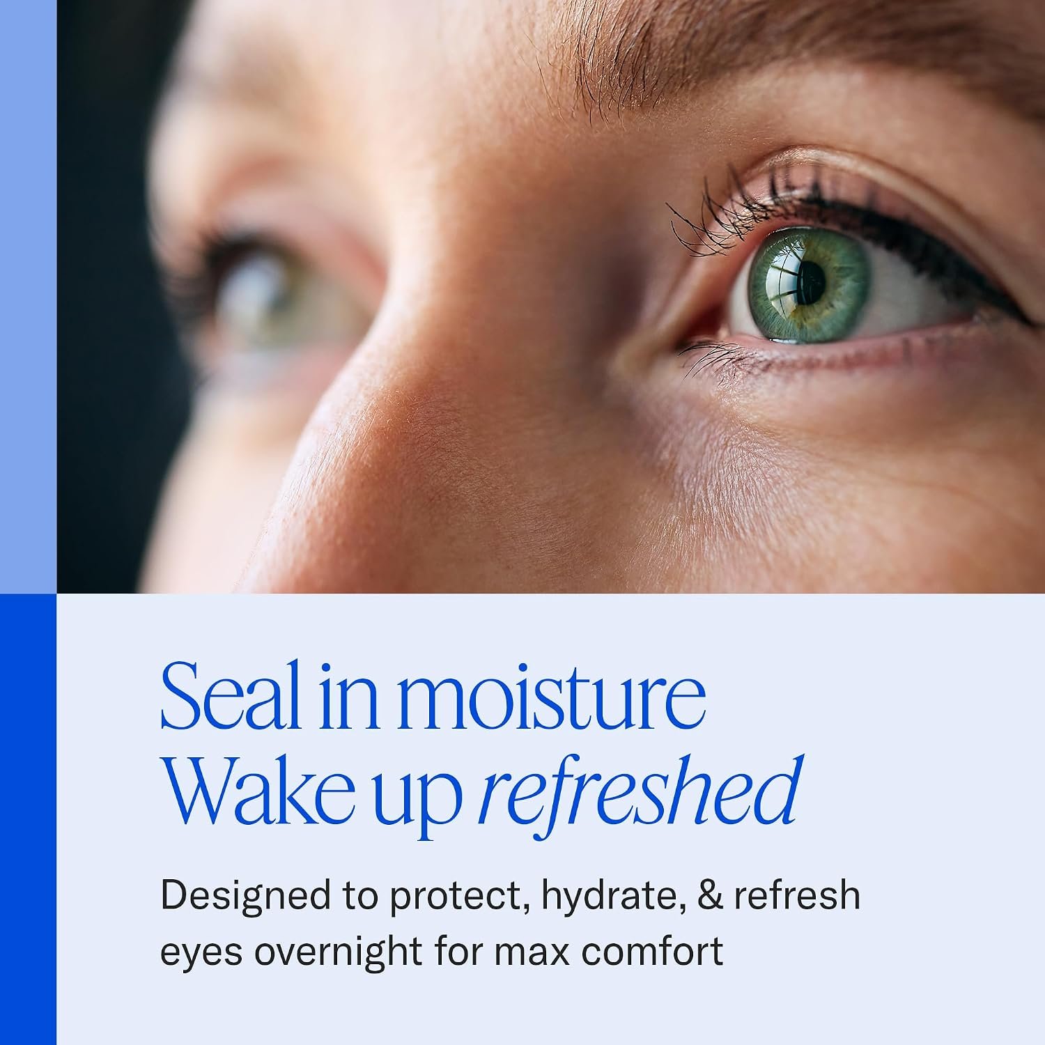 Eyeseals Hydrating Sleep Mask, Clear - CPAP Compatible | Latex-Free Eye Mask for Sleep to Block Dry Air, Retains Moisture to Soothe Dry, Irritated Eyes & Provides Eye Care Overnight - Image 2