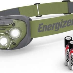 Energizer PRO-260 LED Headlamp, IPX4 Water Resistant Headlamps, High-Performance Head Light for Outdoors, Camping, Running, Storm, Survival LED Light for Emergencies (Batteries Included)