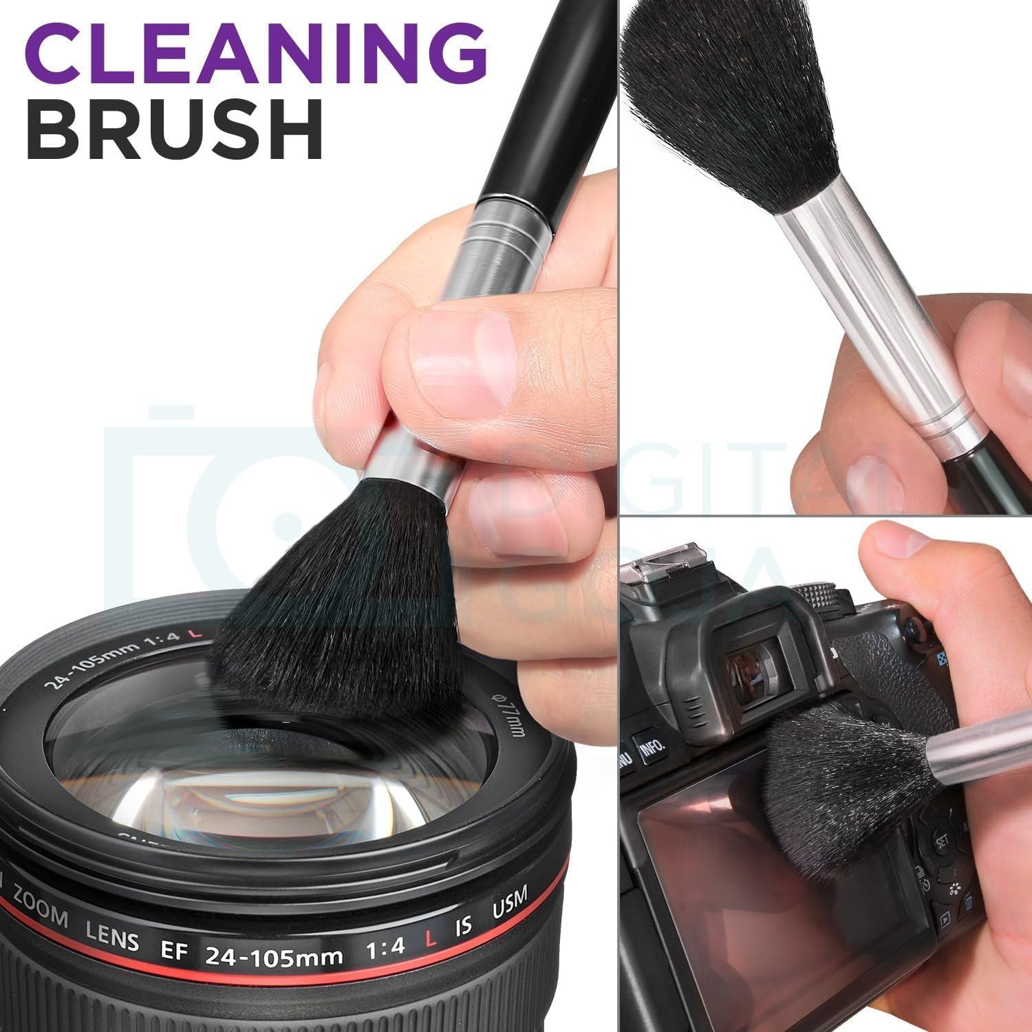 Altura Photo Camera Lens Cleaning Kit, Lens Cleaner for DSLR & Mirrorless | Keeps Gear Spotless & Scratch-Free, Includes Cleaner, Swabs, Pen, Blower, Brush, Cloth & Hard Case - Image 7