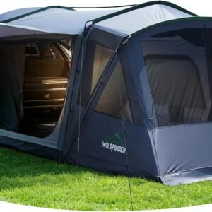 5-9 Person SUV Tent, Screen Porch and Awning, 14.1x9.2x6.9 FT | PU3000 Waterproof, UPF 50 Sun Protection, Can Be Independently Set Up, Portable Storage Bag Included, Fits Jeep And Truck