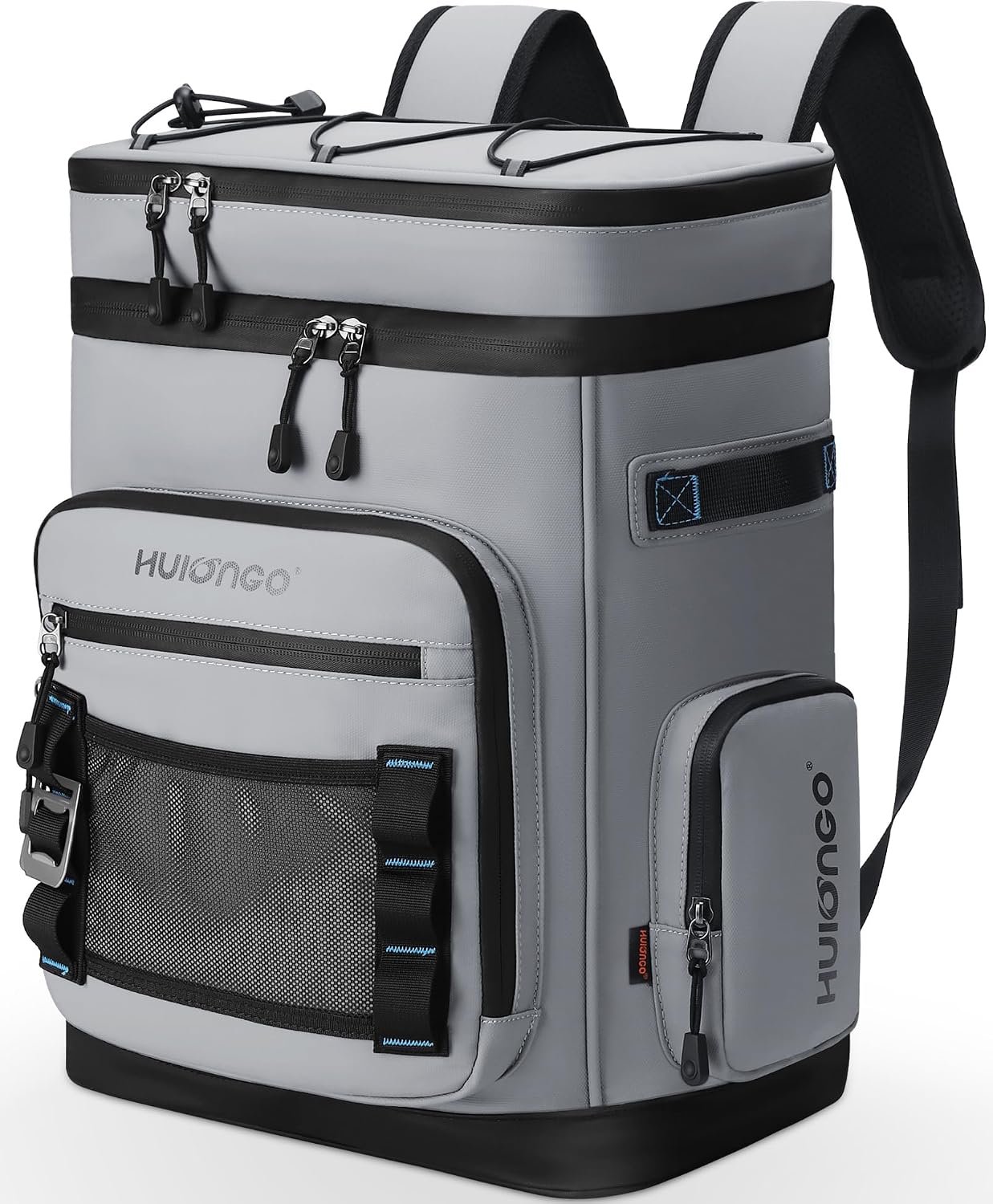 Hulongo Large Waterproof Insulated Cooler Backpack, 30L, 48Cans | Men & Women, Leak Proof, for Camping, Beach, Fishing, Picnic, Travel, Outdoor