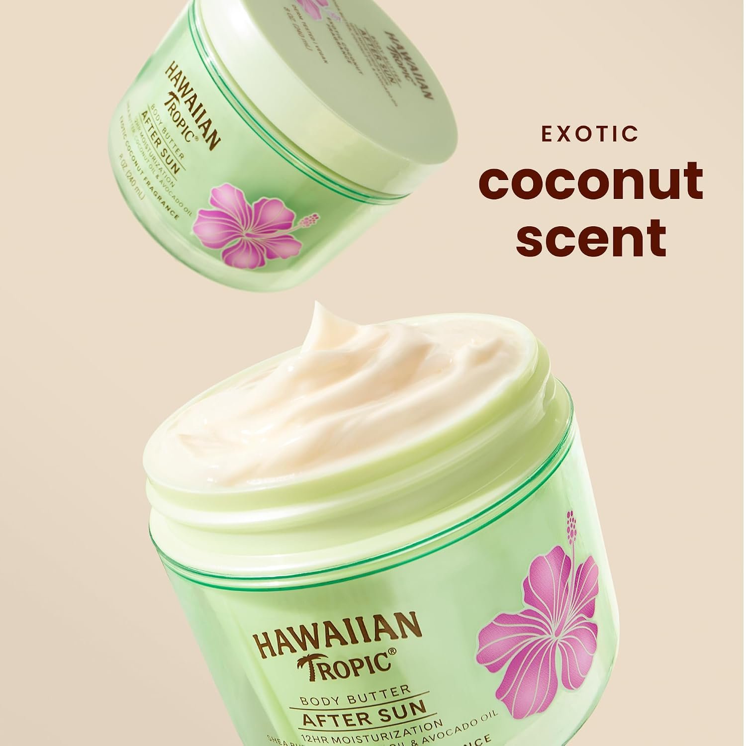 Hawaiian Tropic After Sun Body Butter with Coconut Oil, 8 Oz - Image 3