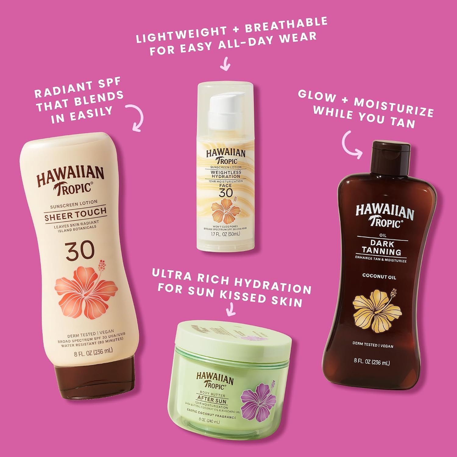 Hawaiian Tropic After Sun Body Butter with Coconut Oil, 8 Oz - Image 7