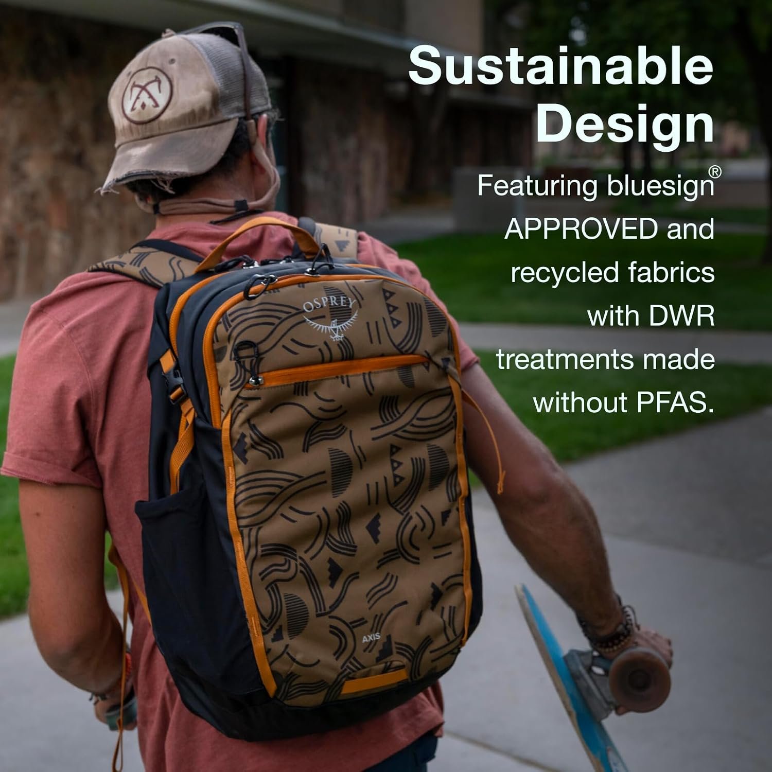 Osprey Axis Laptop Backpack – Sleek Everyday Pack with Laptop Sleeve, Water Bottle Pockets & Compression Straps - Image 5